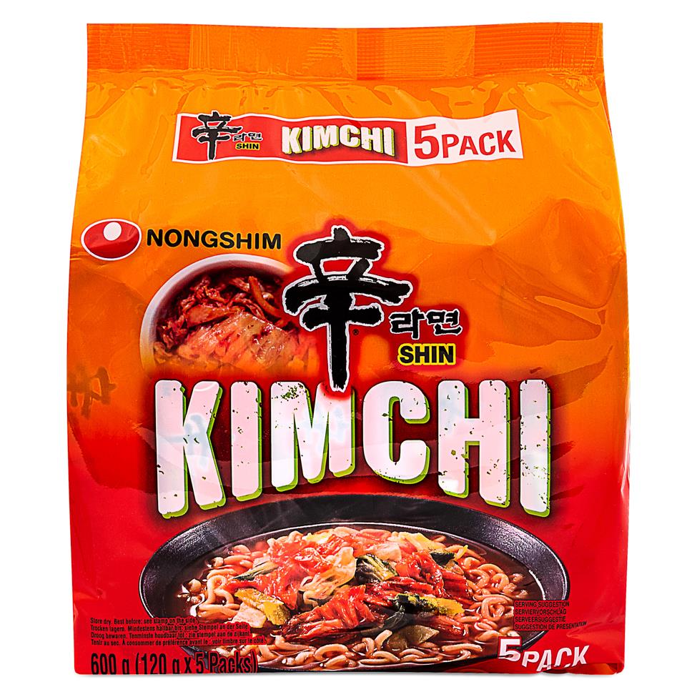 農心 辛拉麵 泡菜拉麵 5包 NONGSHIM SHIN Kimchi Noodle Soup 5pack 600g