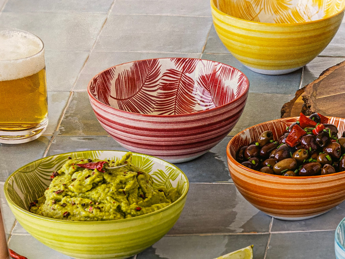 彩圖陶瓷碗 (大) Big Bowl 780ml