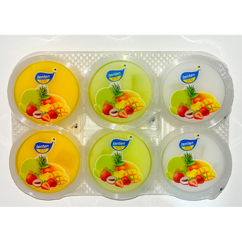 混合水果布丁 Tenten Mixed Fruits Puddings (6x80g) 480g