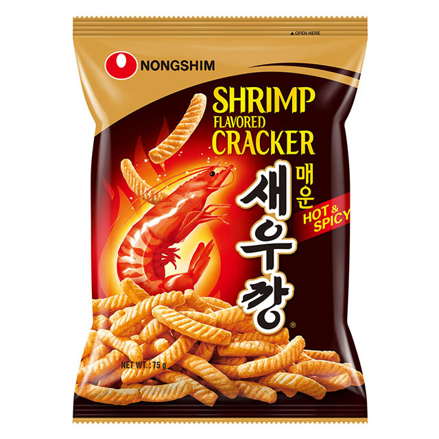 農心 鮮蝦條 辣味 NONGSHIM Shrimp Cracker Hot Spicy 75g
