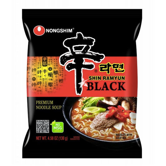 農心 辛拉麵 黑麵 NONGSHIM SHIN Ramyun Black Noodle Soup 130g