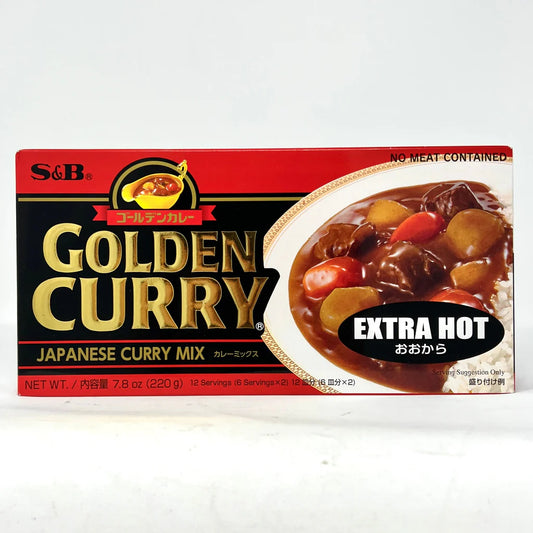 愛思必金牌 日式黃金咖哩 特辣 S&B Golden Curry Mix Extra Hot 220g