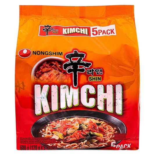 農心 辛拉麵 泡菜拉麵 5包 NONGSHIM SHIN Kimchi Noodle Soup 5pack 600g