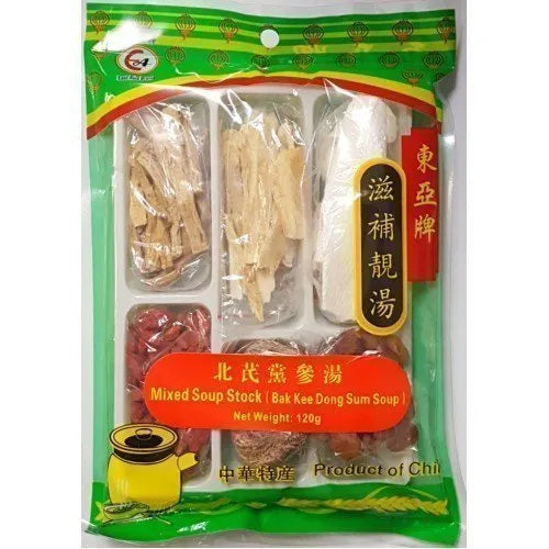 東亞牌 北芪黨參湯 EA Mixed Soup Stock (Bak Kee Dong Sum Soup Stock) 120g