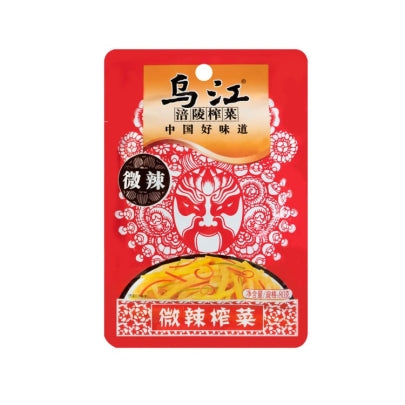 乌江 鲜脆菜丝 微辣 Preserved Vegetable Slightly Spicy 80g