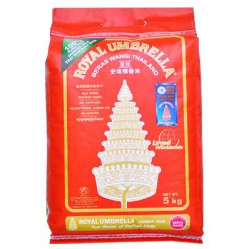 皇族泰國香米 Royal Umbrella 100% Pure Jasmine Rice 5KG