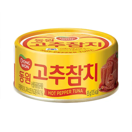 東遠 鮪魚罐頭 塊狀 (胡椒) DONGWON Canned Tuna Hot Pepper Flavour 150g