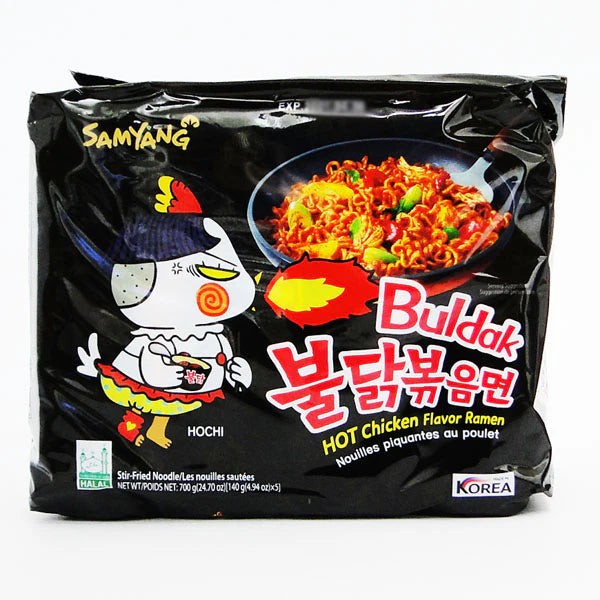 三養 辣雞麵 5包 SAMYANG Hot Chicken Flavour Ramen 5pack 700g