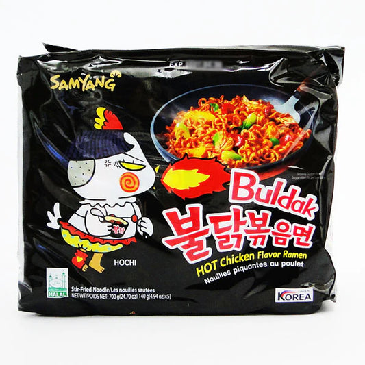 三養 辣雞麵 5包 SAMYANG Hot Chicken Flavour Ramen 5pack 700g