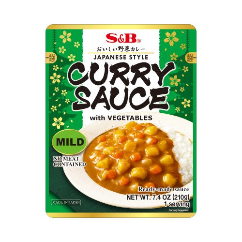 愛思必 蔬菜咖哩調理包 辣 S&B Curry Sauce with Vegetables Mild 210g