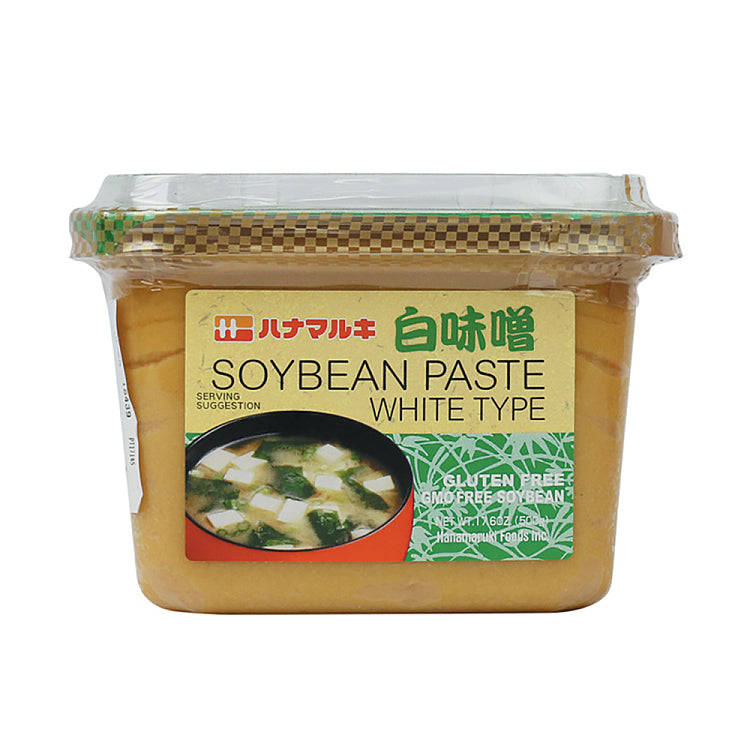 日本 白味增酱 HANAMARUKI Miso Soybean Paste White Type 500g