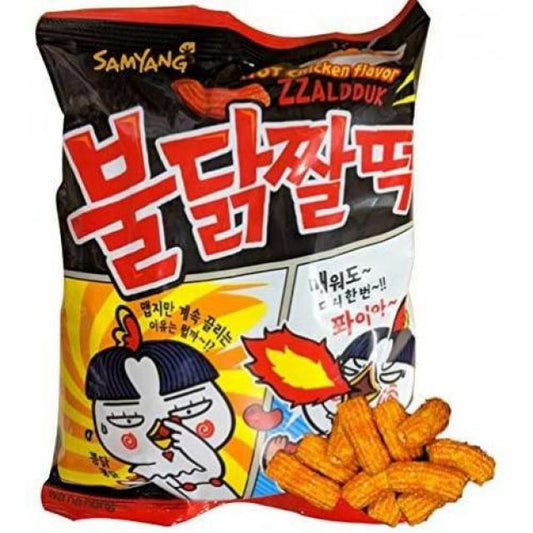 三養辣雞年糕小吃 Samyang Zzal Dduck Snack Hot Chicken Flavour 120g