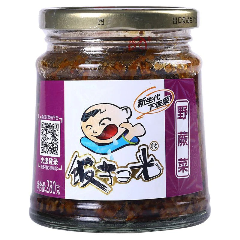 饭扫光 野蕨菜 Fan Sao Guang Wild Brake Pickles 280g