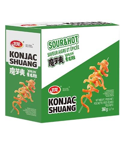 卫龙魔芋爽 酸辣味 WeiLong Konjac Shuang Sour and Hot Flavour 360g