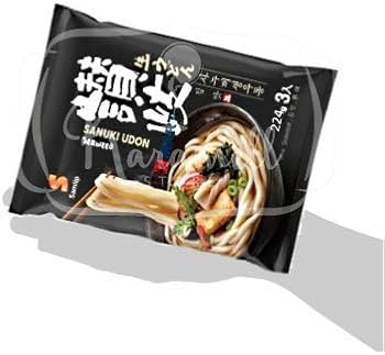 三立讃岐 烏冬 海苔湯底 (帶料包) 3連包 SAMLIP SANUKI UDON Seaweed Flavour (3x220g) 672g