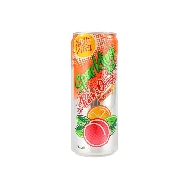 維他氣泡桃橙茶飲品(罐裝) Vita Sparkling Peach Orange Tea Drink (Canned) 310ML