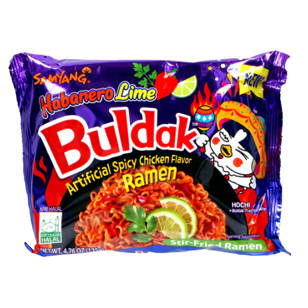 三養 辣雞麵 哈瓦那辣椒酸味 SAMYANG Artificial Spicy Flavour Ramen Habanero Lime 140g