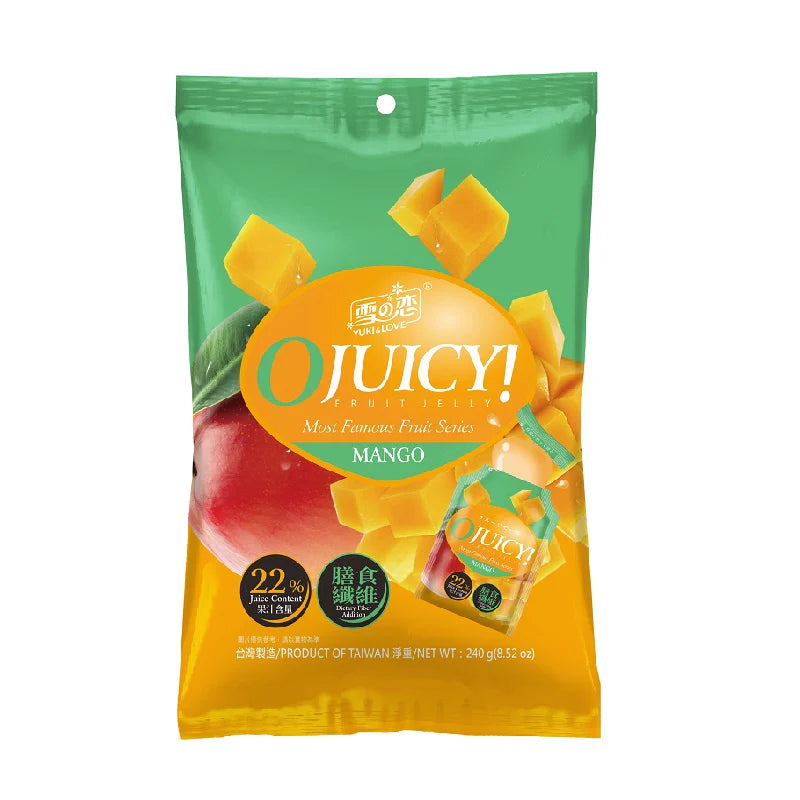 雪之戀 水平式 芒果果凍 SG OJuicy! Jelly Mango Flavour 240g