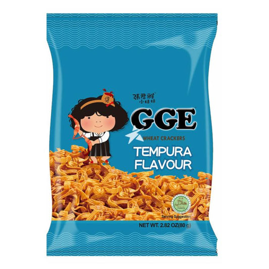 張君雅小妹妹 天婦羅味 GGE Wheat Crackers Tempura Flavour 80g