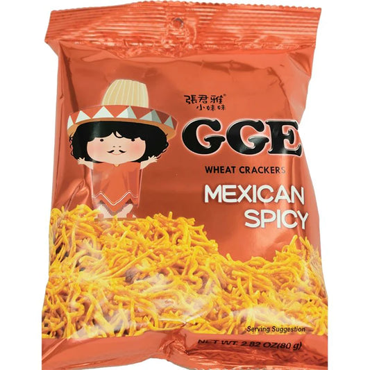 張君雅小妹妹 墨西哥辣味 GGE Wheat Crackers Mexican Spicy Flavour 80g