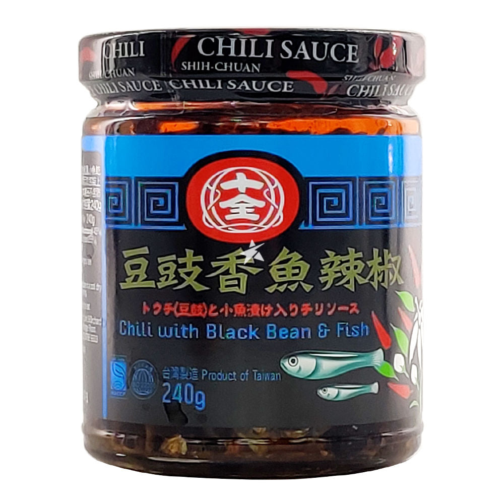 十全 豆豉香魚辣椒 SHIH CHUAN Chilli with Black Bean with Fish Sauce 240g