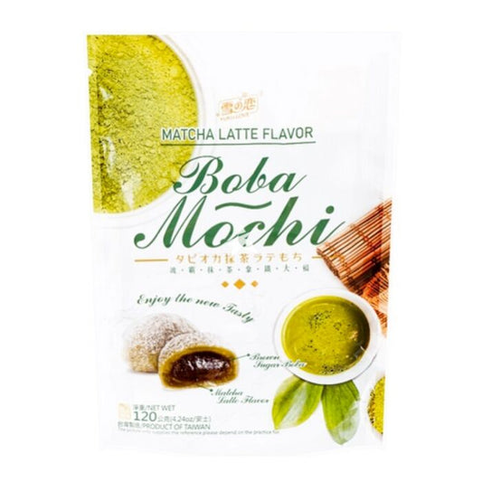 雪之戀 波霸抹茶拿鐵大福 Yuki & Love Boba Mochi Matcha Latte Flavour 8Pcs 120g