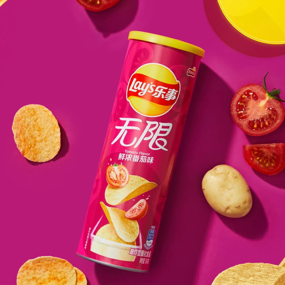 樂事薯片 番茄味(紙罐) Lay's Potato Chips in Canned Tomato Flavour (in Canned) 90g