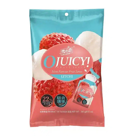 雪之戀 水平式 荔枝果凍 SG OJuicy! Jelly Lychee Flavour 240g