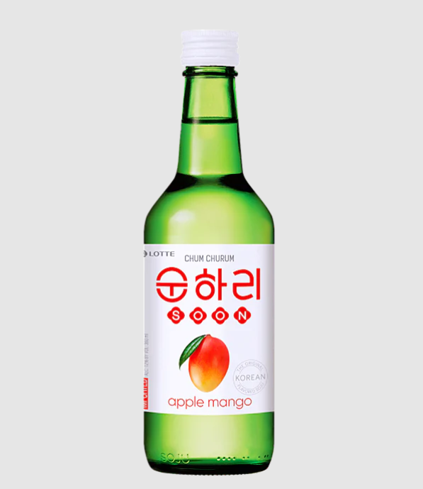 樂天燒酒 蘋果芒果味 Lotte Soju Apple Mango 360ML 12%