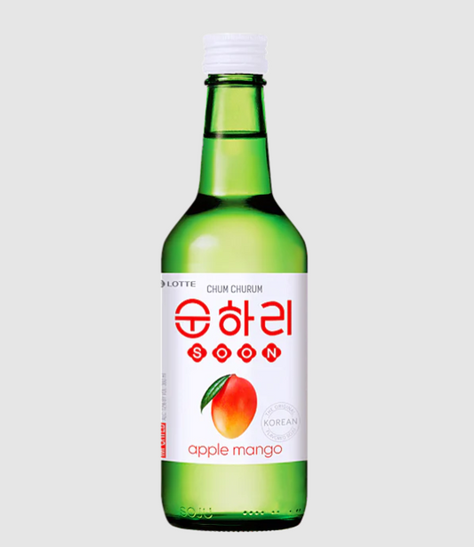 樂天燒酒 蘋果芒果味 Lotte Soju Apple Mango 360ML 12%