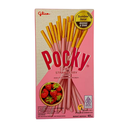 固力果百奇 百力滋 草莓味 Glico Pocky Strawberry Flavour 45g