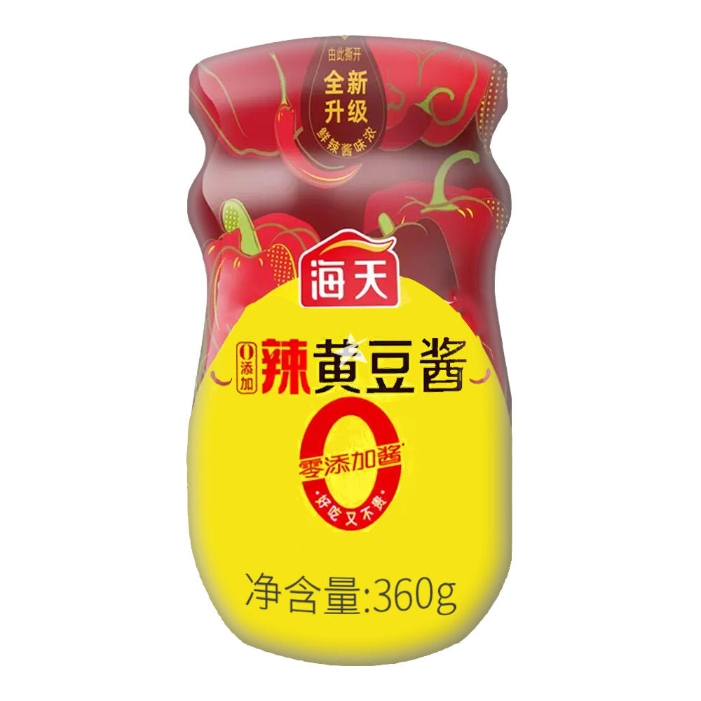 海天 0添加 辣黄豆酱 HD 0 Hot Soybean Sauce 360g