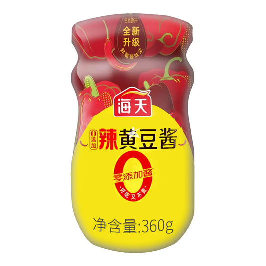 海天 0添加 辣黄豆酱 HD 0 Hot Soybean Sauce 360g