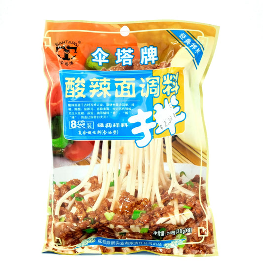 伞塔牌 酸辣面调料 SANTAPAI Hot and Sour Noodle Paste (8x30g) 240g