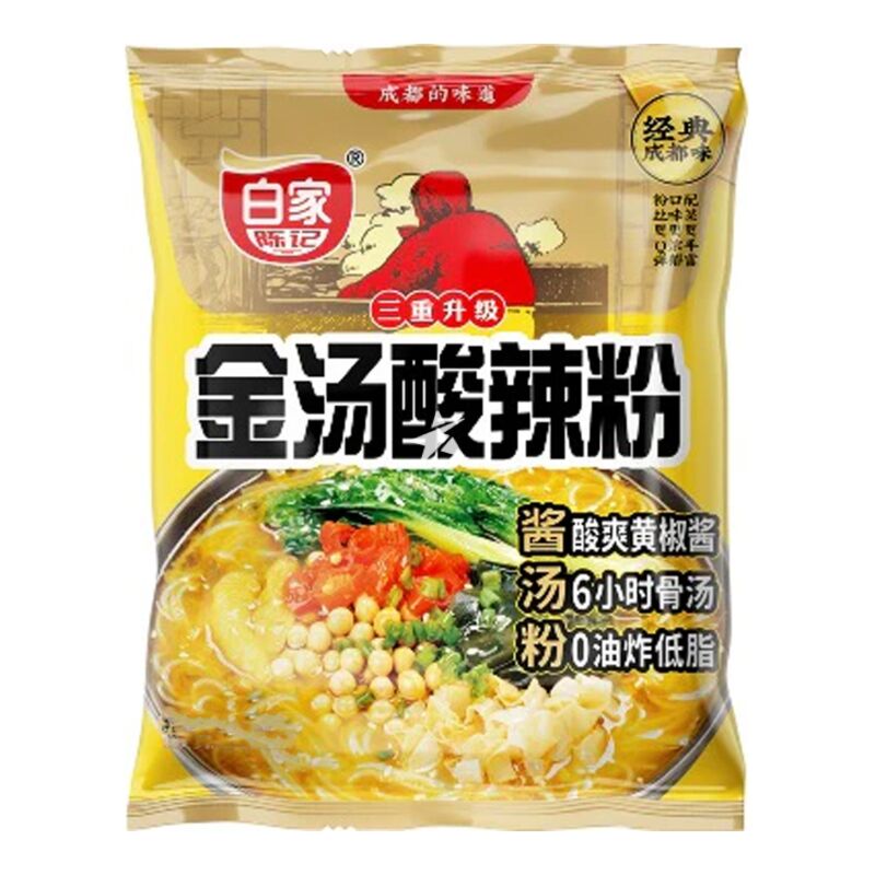 白家 金湯酸辣粉(袋) BAIJIA Instant Sweet Potato Vermicelli Sour Soup 102g