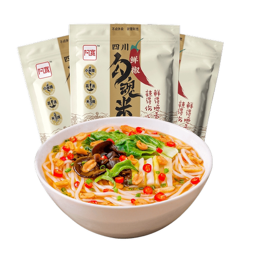 白家 陈记客家勾魂米线 BAIJIA Chen Ji Sichuan Hakka Soul-Stirring Rice Noodles 310g