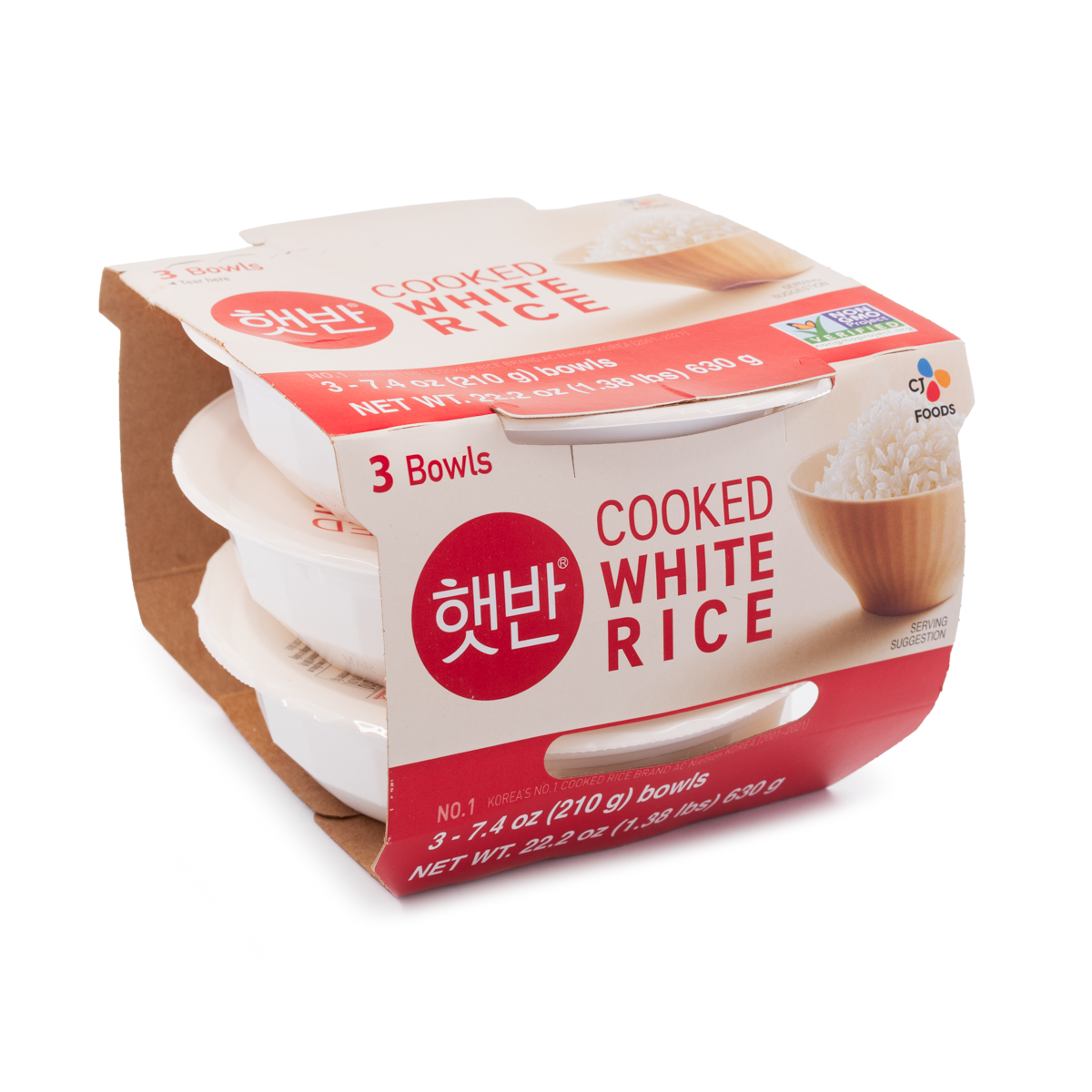 韓國 微波白米飯 Microwavable Cooked White Rice 3x210g