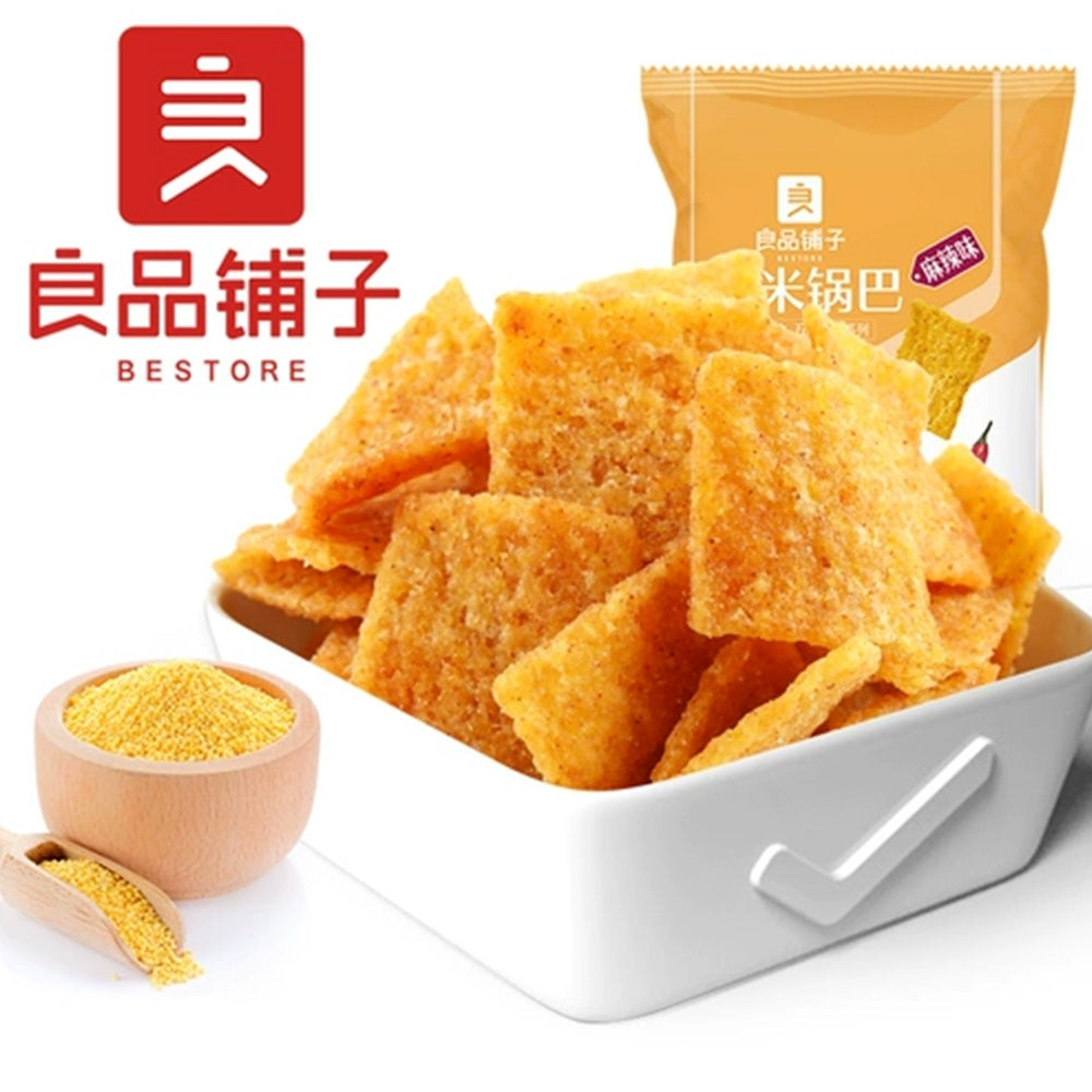 良品铺子 小米锅巴 麻辣味 BESTORE Millet Crisp Hot and Spicy Flavour 90g