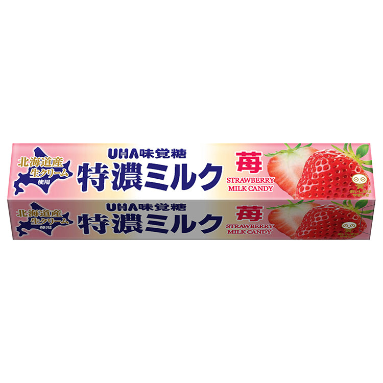 味覺糖特濃牛奶糖 (草莓) UHA Tokuno 8.2 Milk Candy (Strawberry) 37g