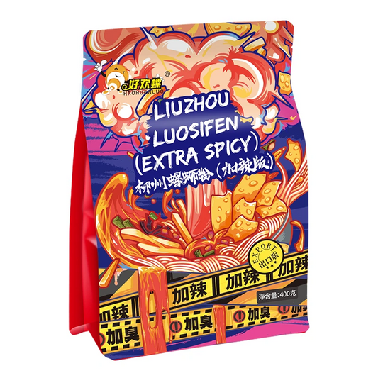 好欢螺 螺蛳粉 加臭加辣版 GHL Luo Si Fen EXTRA Stinky and Spicy Version (Rice Noodle) 400g