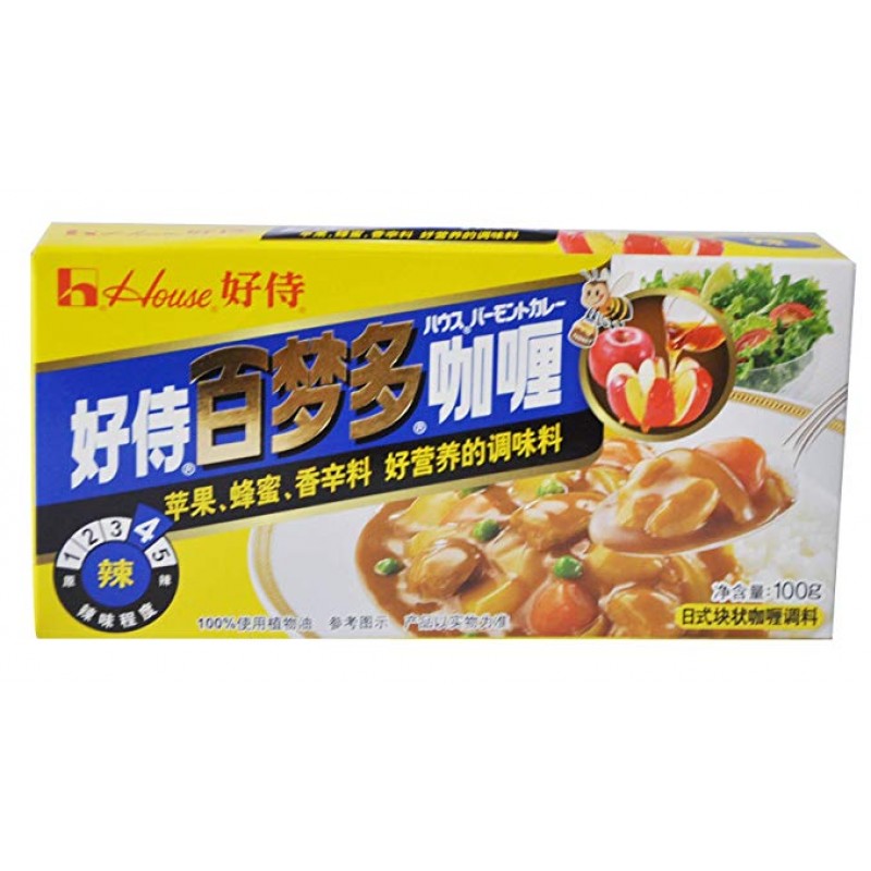 好侍 百梦多 咖喱 辣 HOUSE Curry Hot 100g