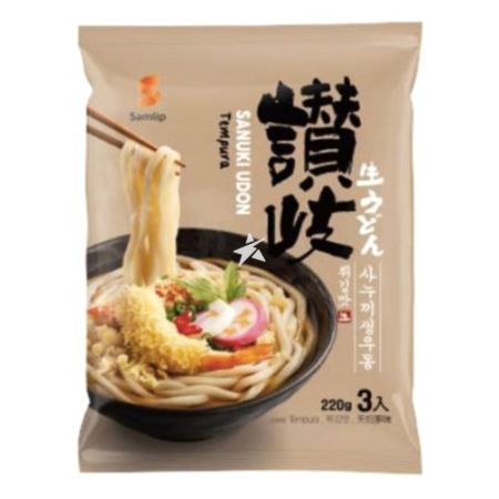 三立讃岐 烏冬 天婦羅湯底 (帶料包) 3連包 SAMLIP SANUKI UDON Tempura Flavour (3x228g) 684g