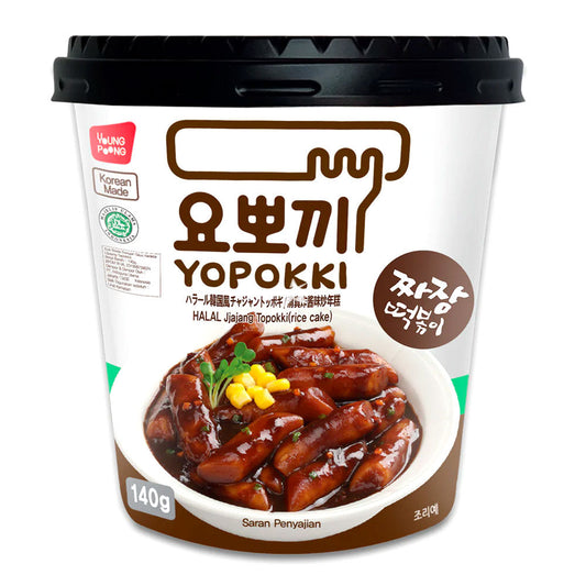 韓式 清真炸醬口味 炒年糕 YOUNG POONG YOPOKKI Halal Jjajang Flavour Topokki Rice Cake 140g