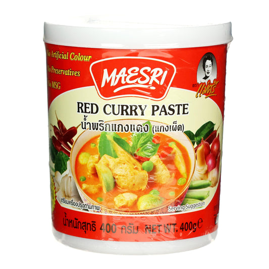 泰佳品 紅咖哩醬 MAESRI Red Curry Paste 400g