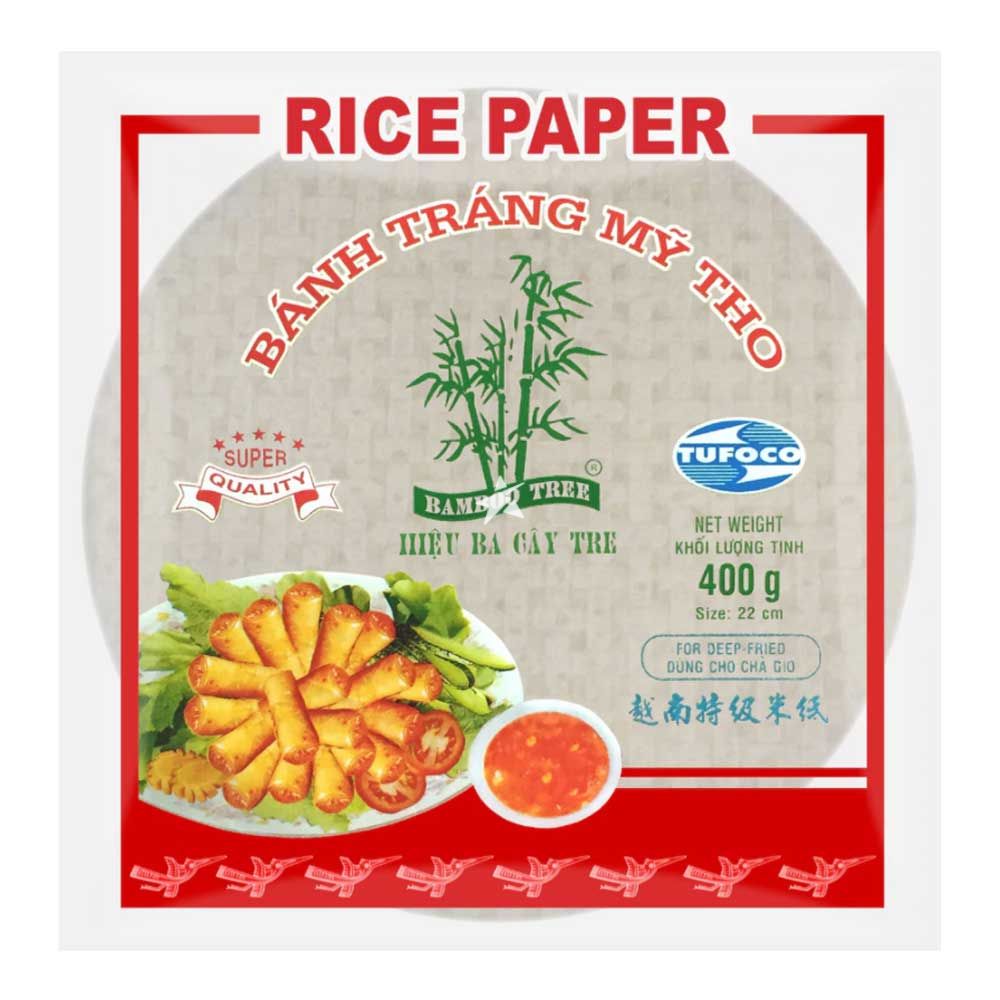 越南 米紙(油炸) BAMBOO TREE Rice Paper (For Fried) 22cm 400g