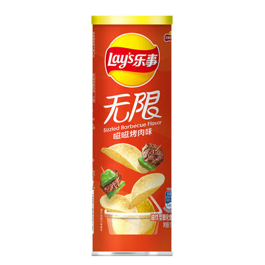 樂事薯片 滋滋烤肉味(紙罐) Lay's Potato Chips Sizzled BBQ Flavour (in Canned) 90g