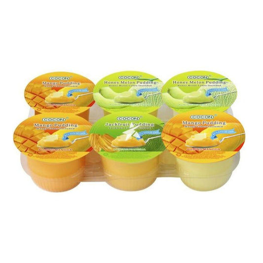 可康 椰果果粒布丁 綜合口味 Cocon Nata Fruit Dice Pudding Honey Assorted Flavour (6x118g) 708g