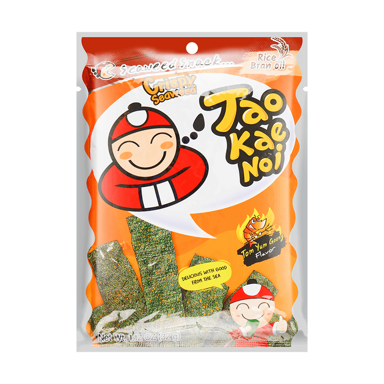 小老闆 海苔 冬蔭功味 TAO KAE NOI Crispy Seaweed Tom Yum Gong Flavour 32g