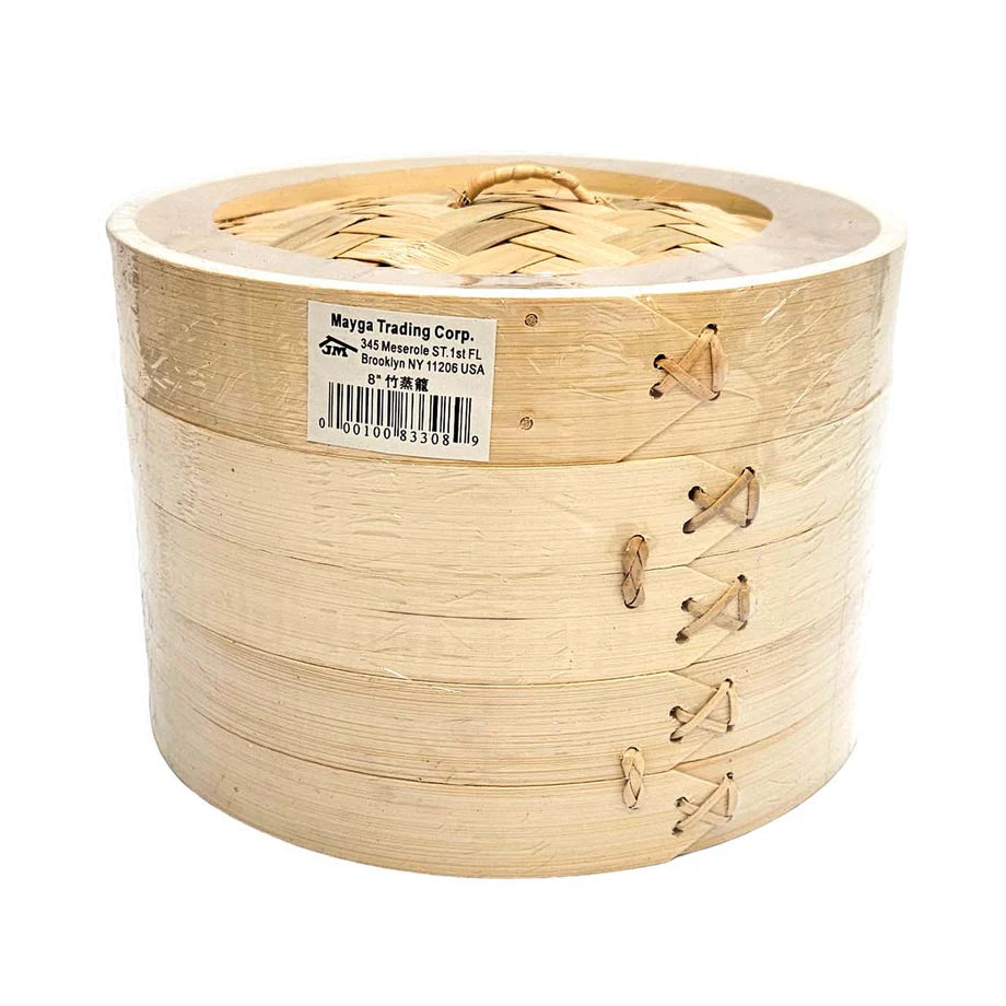 8吋 竹蒸籠(套裝) 8-inches Bamboo Steamer (Set)