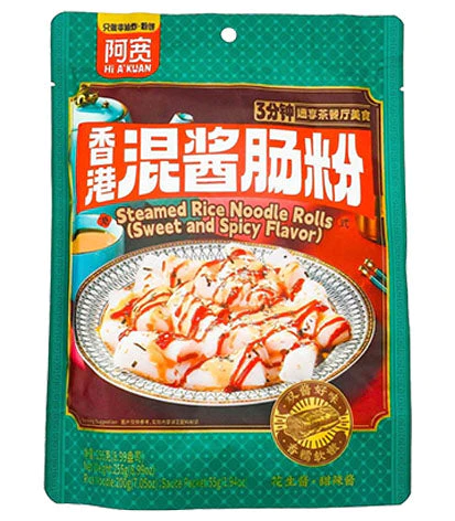 阿宽 混酱肠粉 袋装 A KUAN Noodle Rolls-Sweet Spicy 225g